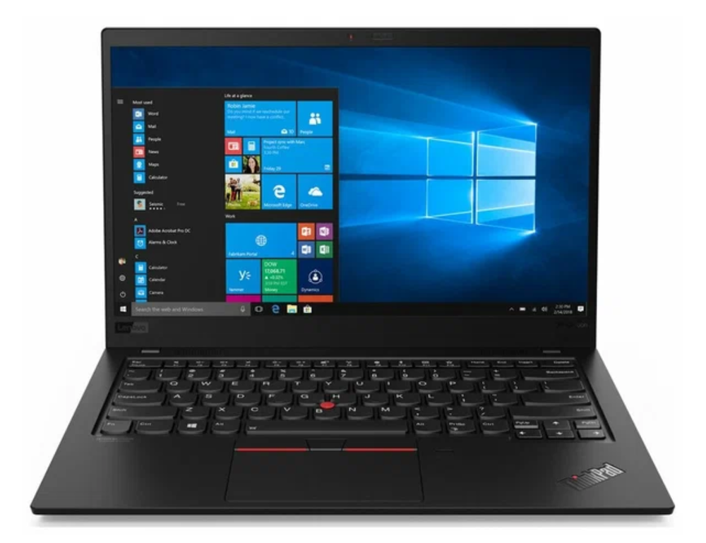 14" Ноутбук Lenovo Thinkpad Carbon G7 (3840x2160, Intel Core i7-8665U, RAM 16ГБ, SSD 512ГБ, Intel UHD Graphics 620, Win 10 Pro)