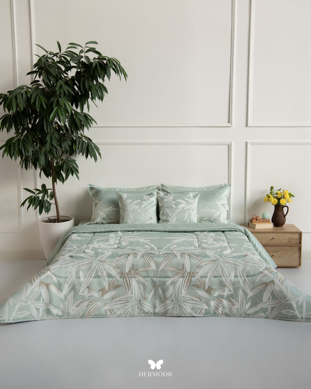 Комплект постельного белья двуспальный Konar Coral Hermodr 8 предметов 130220316 Иран