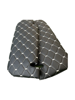 Чехлы на козырьки ЛАДА Гранта, Калина 1-2, Датсун (белая нить Рубин)