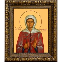 Елизавета (Елисавета) Тимохина Святая Мученица. Икона на холсте.