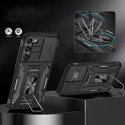 Чехол Safe Case с кольцом и защитой камеры для Samsung Galaxy S25+