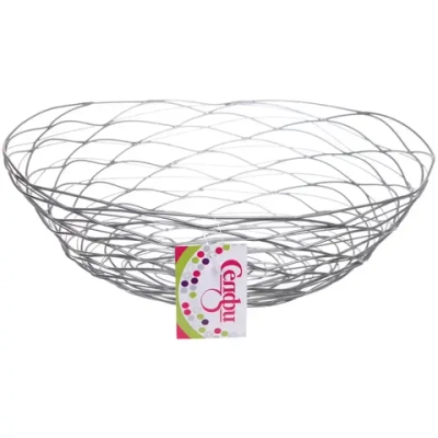 Фруктовница «Brownie» 28*20*9см лоза серая