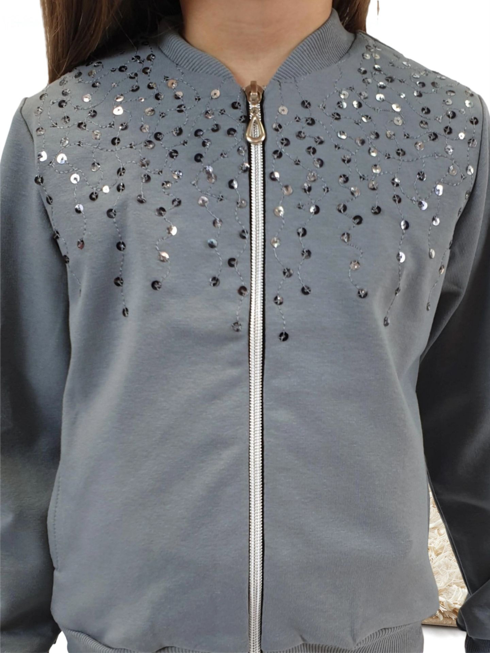 14-24-4 Жакет (бомбер) для девочки