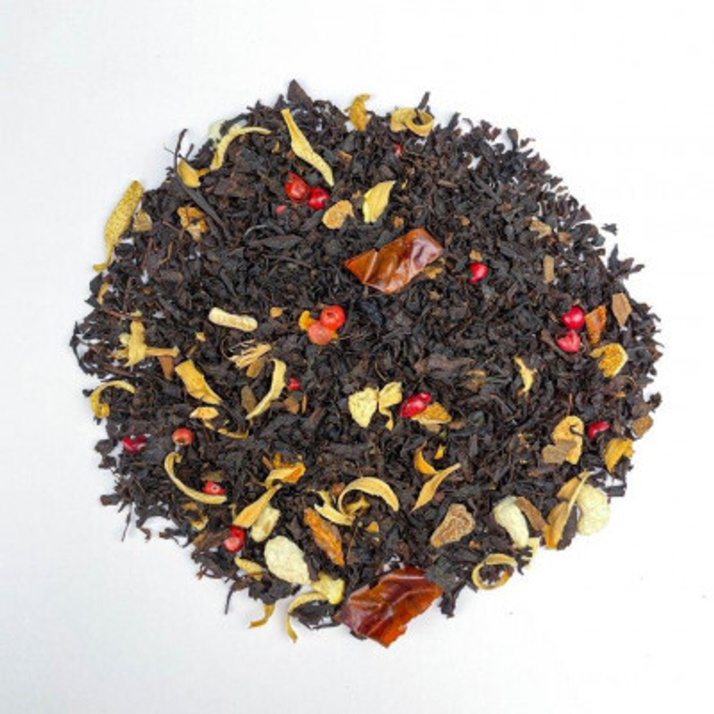 Черный чай BERRY-TEA "Жгучий апельсин" | 18гр под стакан | Эконом