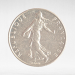 France, ½ Franc 1985 - Signature "O. Roty", VF