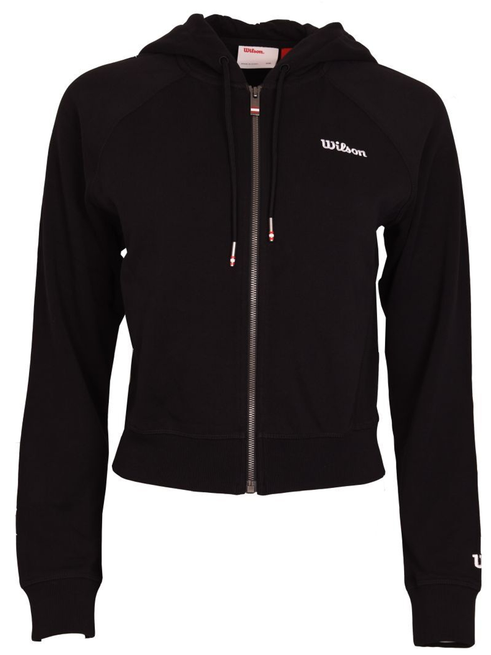 Женская теннисная куртка Wilson Team Zip - black