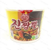 Корейская лапша со вкусом морепродуктов (острая) Jin Jjambbong Ramen, Ottogi (Оттоги), 115 гр.