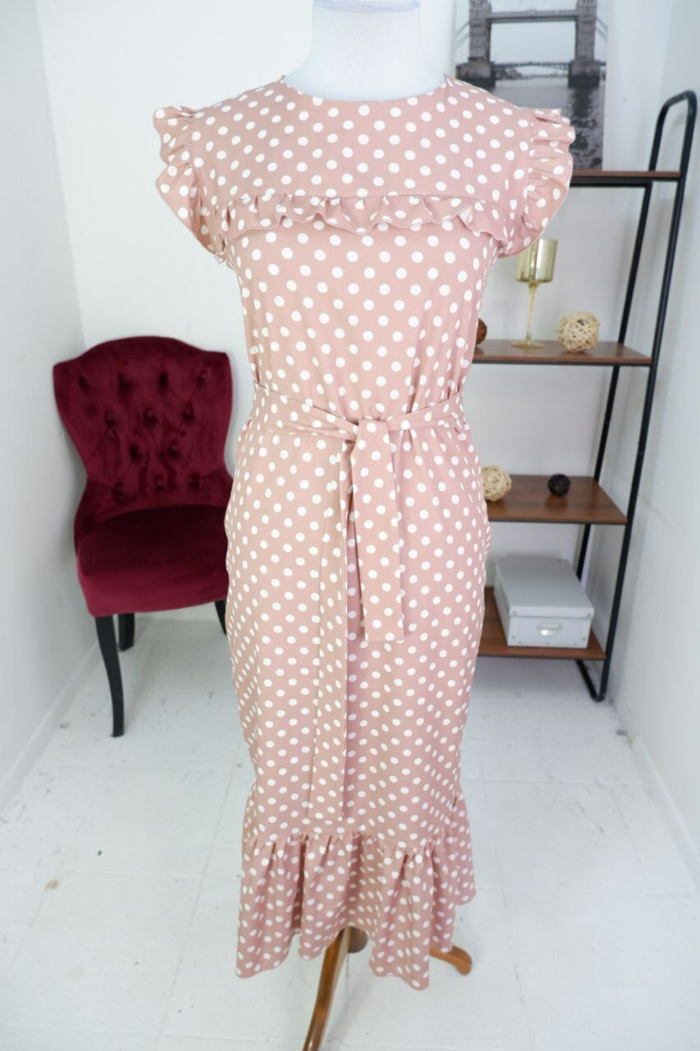 Платье Rimma Allyamova в горошек 44 размер