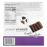 BNRG, Протеиновый энергетический батончик Power Crunch, оригинальная рецептура, тройной шоколад, 12 батончиков, 40 г (1,4 унции) каждый