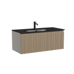 Тумба с раковиной Sancos CODE CD100GB/CN13003MB 100 серо - бежевый