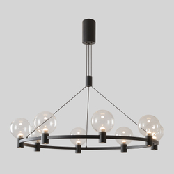 Люстра Crystal Lux DUET SP56W LED BLACK