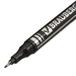 Маркер перманентный 0.5мм, Brauberg Jet, чёрный