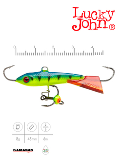 Балансир LUCKY JOHN Classic №4.5 (+тройник), цвет 36RT, арт. 81451-36RT