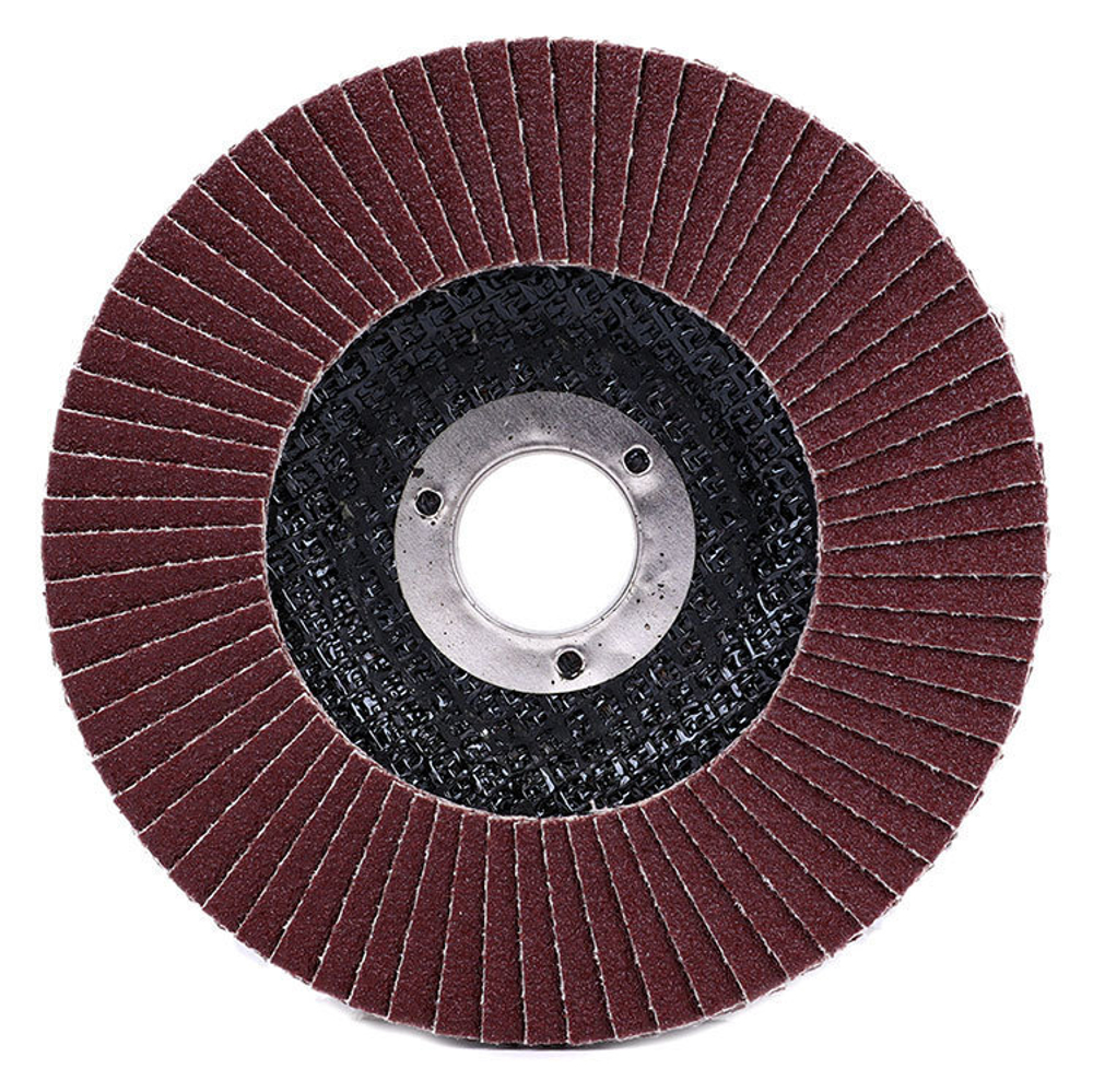 Круг MESSER шлифовальный лепестковый торцевой плоский (электрокорунд) А60(П) 125х22