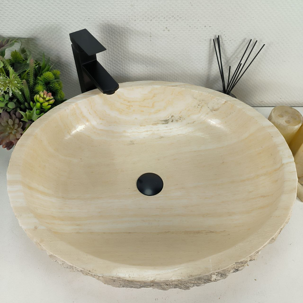 Раковина из оникса Erozy White EO-64415 60*52*16 0215