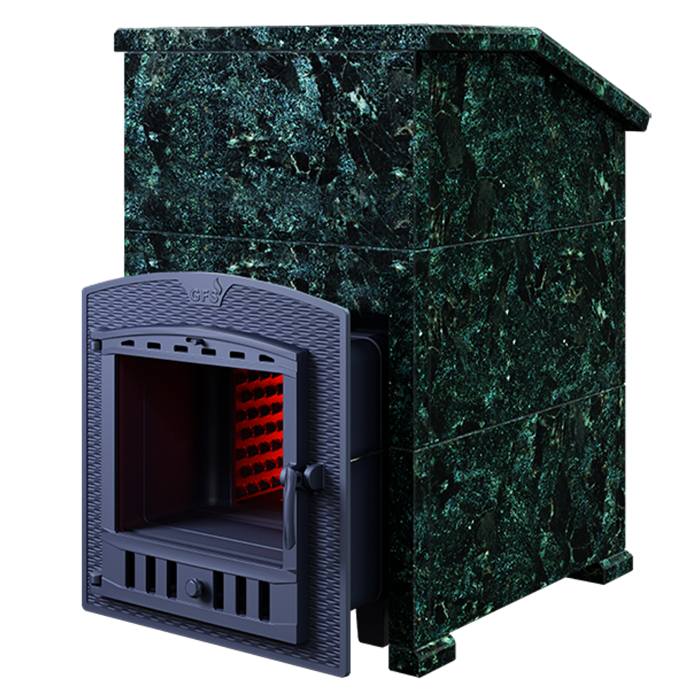 Чугунная печь для бани Комплект GFS ЗК 18 (П2) Президент 830/40 Пироксенит