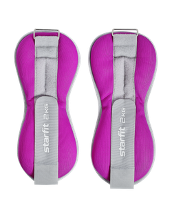 Утяжелители универсальные WT-502, 2 кг, фиолетовый/серый