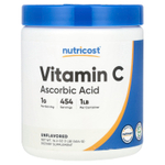 Nutricost, Витамин C, без добавок, 454 г (16,2 унции)