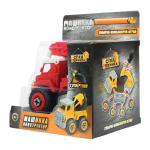 Машинка-конструктор Abtoys Cпецтехника "Городские службы" Пожарная машина с отверткой