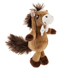 GAEM Игрушка набивная "Лошадка", с цепочкой, L10 W10 H14 см, 3в.