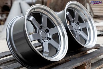 Комплект разношироких дисков Shogun V R17 8.0/9.0j 5*114.3 Gunmetal ML