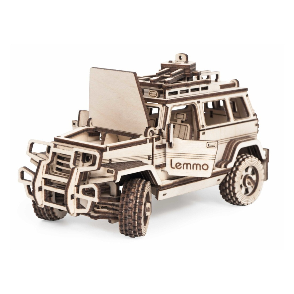 Деревянный конструктор Внедорожник БУЛАТ (Lemmo)