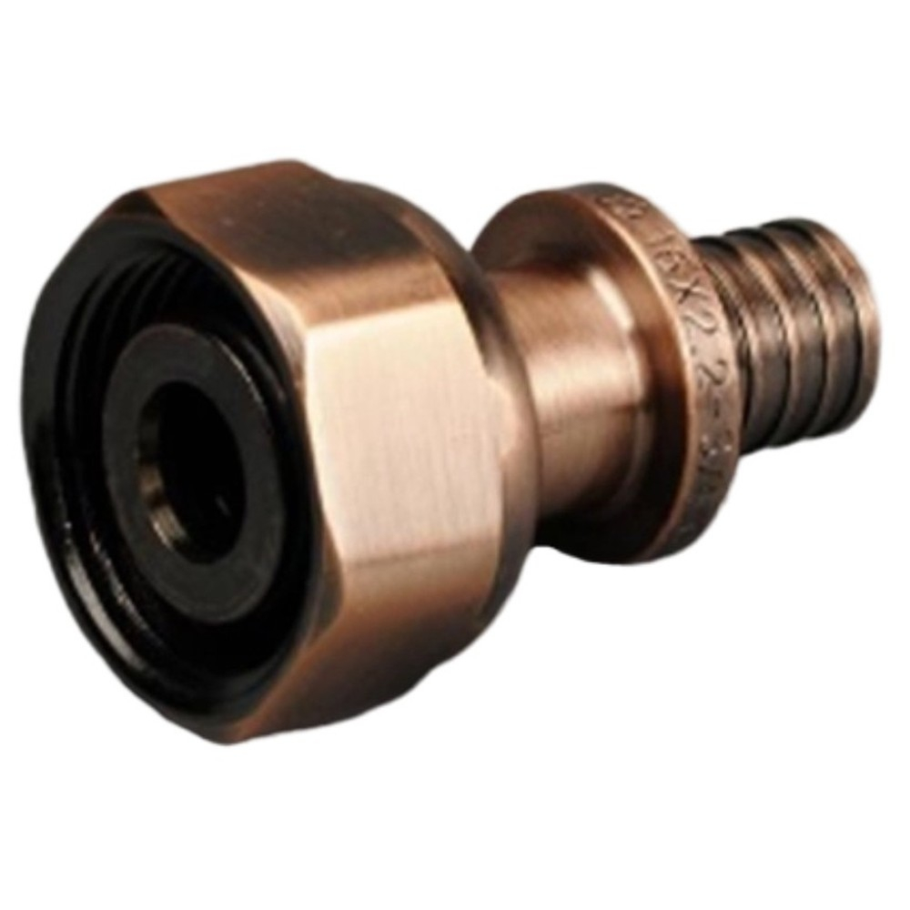 Муфта ONE PLUS с накидной гайкой под евроконус 16х3/4 латунь акс.