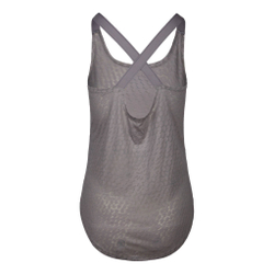 Женская теннисная майка BIDI BADU Afua Tech Burnout Tank Top Women - Grey