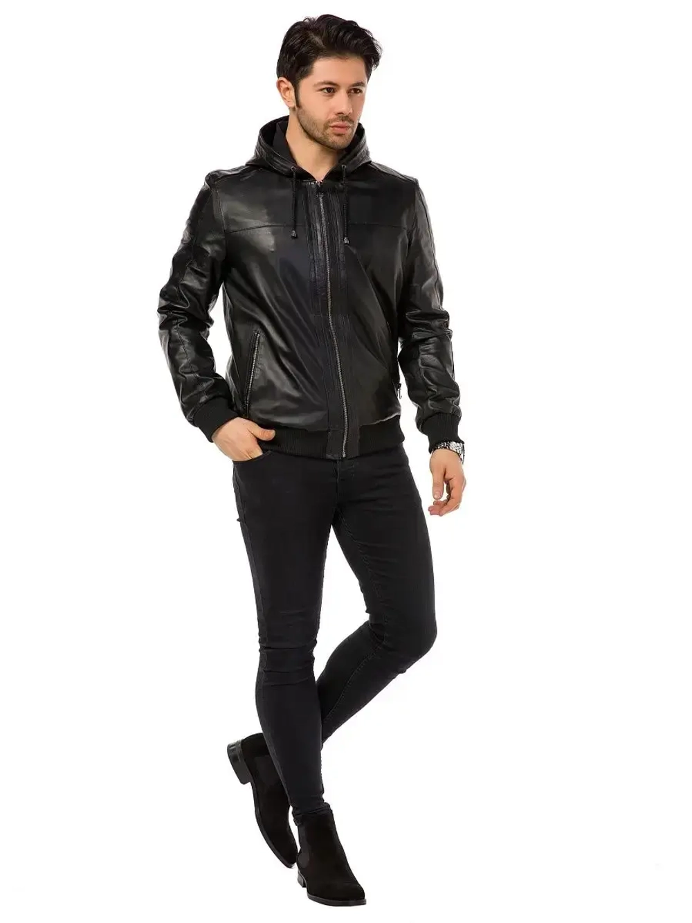 Куртка мужская  из натуральной кожи