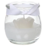 Свеча «Чудесная роза» 5*5,5 см, белый