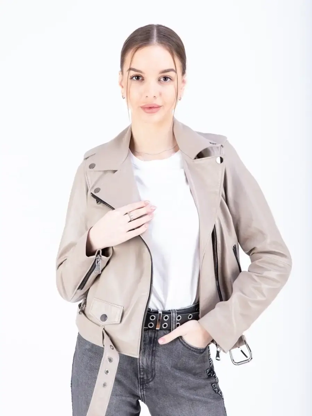 Косуха кожаная из натуральной кожи Турция