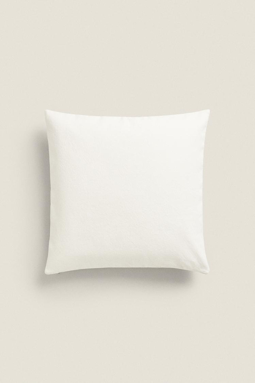 ZARA HOME ХЛОПКОВЫЙ ЧЕХОЛ ДЛЯ ДЕКОРАТИВНОЙ ПОДУШКИ, РОЗОВЫЙ