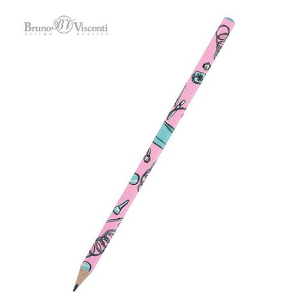 Карандаш ч/гр BV HappyGraphix. Life Style. Pink dream НВ