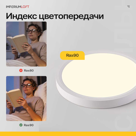 Потолочный светодиодный светильник Imperium Loft Slim 141008-26