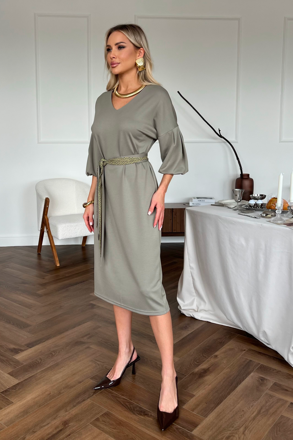 Платье Роберта №3/1 пояс Valentina