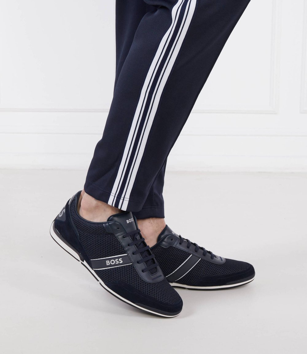 Кроссовки Saturn_Lowp_merb BOSS BLACK - темно-синий(50493233)