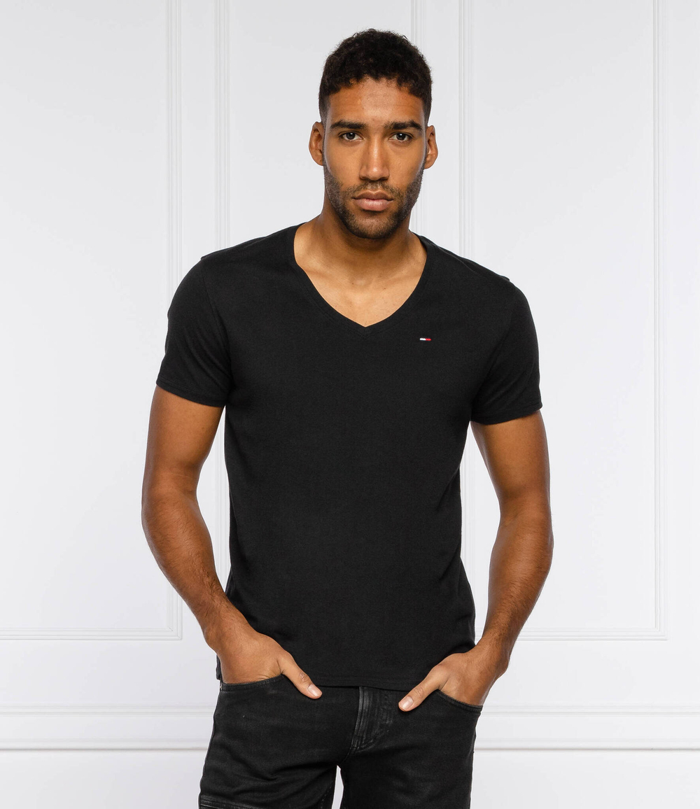 футболка tjm original jersey Tommy Jeans - черный(DM0DM04410)