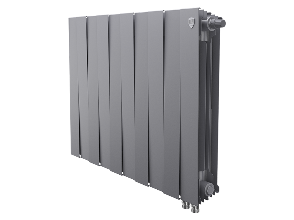 Радиатор биметаллический Piano Forte серый 500 VD 10 секции нижнее подключение