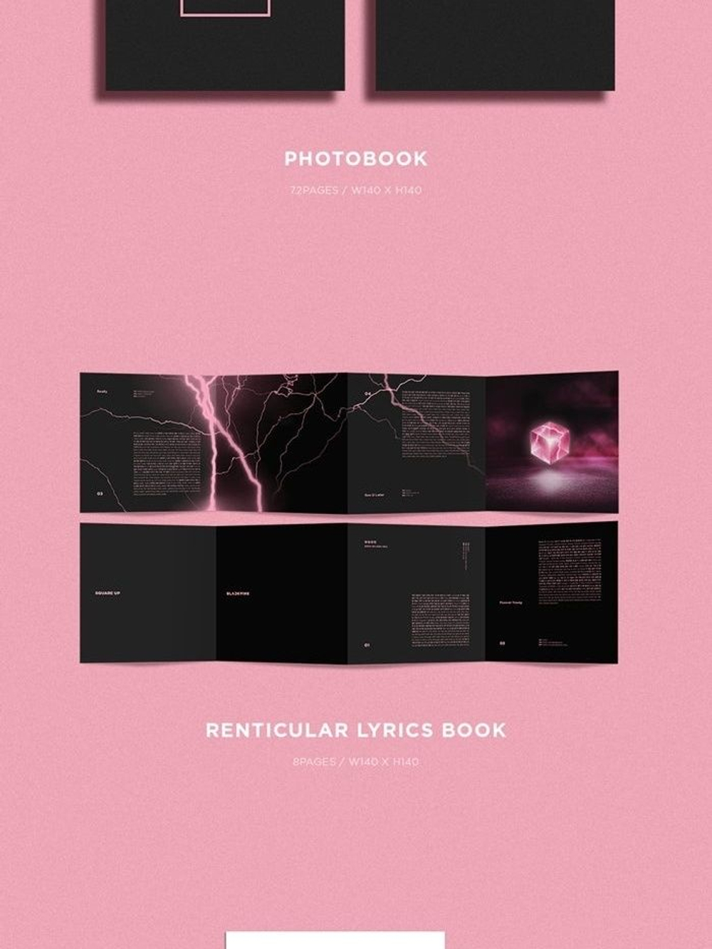 Альбом BLACKPINK - Square Up 1st Mini Album 2 Version SET