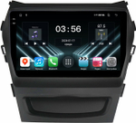 Магнитола для Hyundai Santa Fe 3 2012-2018 (климат на ШГУ) - FarCar DX209M монитор 9.5" IPS на Android 13, 4+64Гб, CarPlay