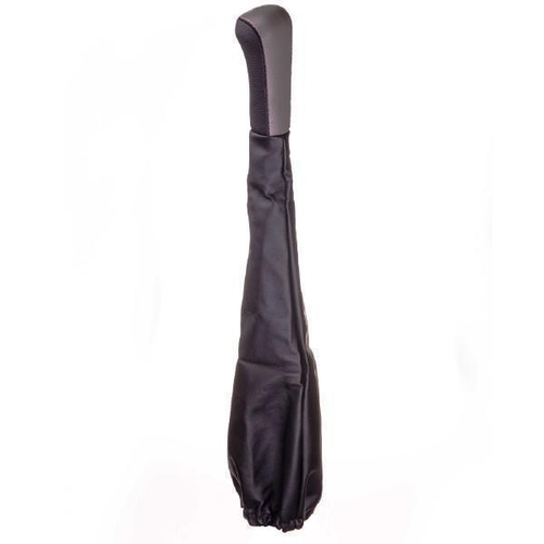 Ручка рычага КПП с чехлом Г-ль кожа серая Skyway