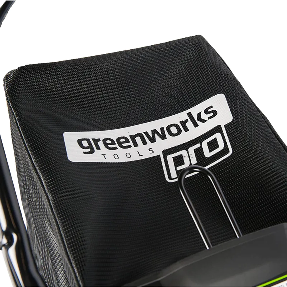 Аккумуляторная газонокосилка Greenworks GD80LM46SPK4 80V 80В самоходная (1 x 4 Ач, ЗУ) нож 46 см, 2501007UB