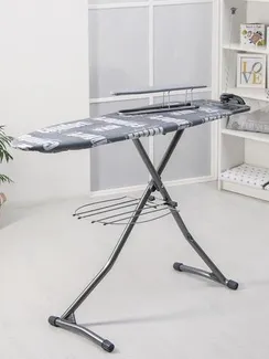 Доска гладильная Nika «Ника 11 тефлон», 122×40 см, регулируемая высота до 100 см, рисунок МИКС