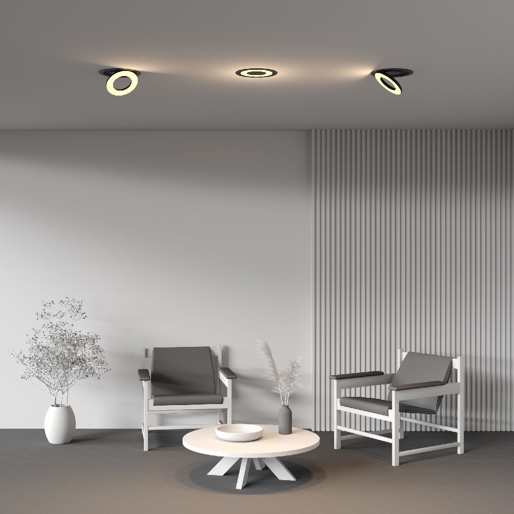 Светильник встраиваемый светодиодный Maytoni   DL102-12W2.7K-B