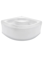 Душевая кабина RIVER  DUNAY XL 100/44 TH 100х100 см,  тонированное стекло, поддон высокий, крыша, увеличенная высота