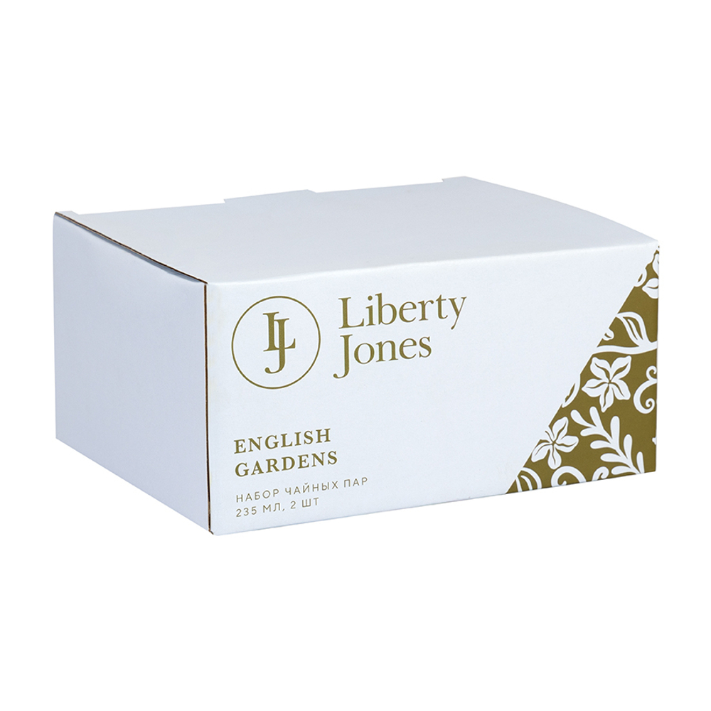 Набор чайных пар english gardens, 235 мл, 2 шт.