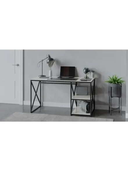 Стол письменный Черный 135х65х74,4 см