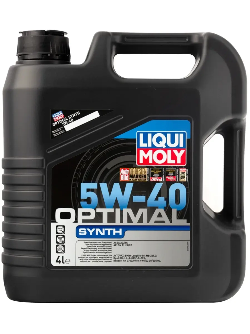 LIQUI MOLY Optimal Synth 5W-40 4л. Германия