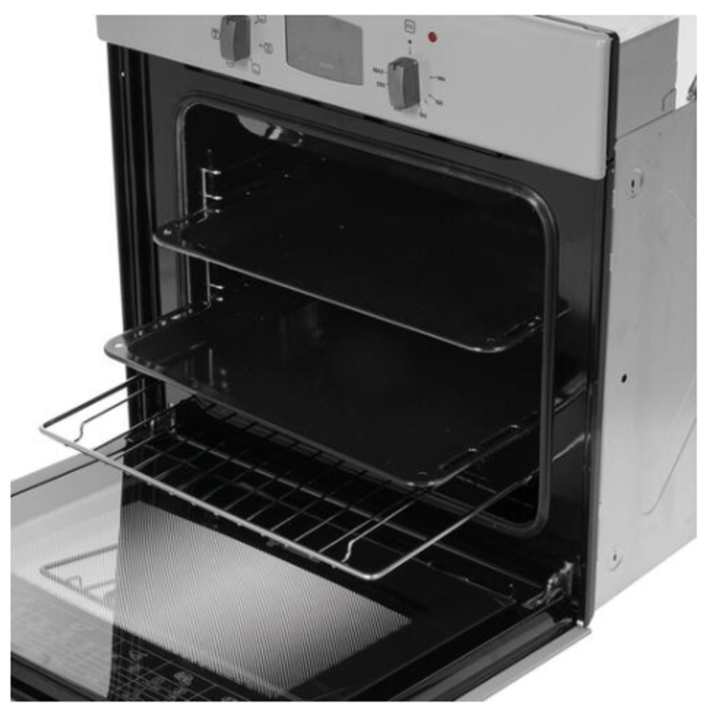 Электрический духовой шкаф GEFEST ДА 602-02 С (эмал сер.таймер.гриль.вертел.турбо-гриль.стек с рис)