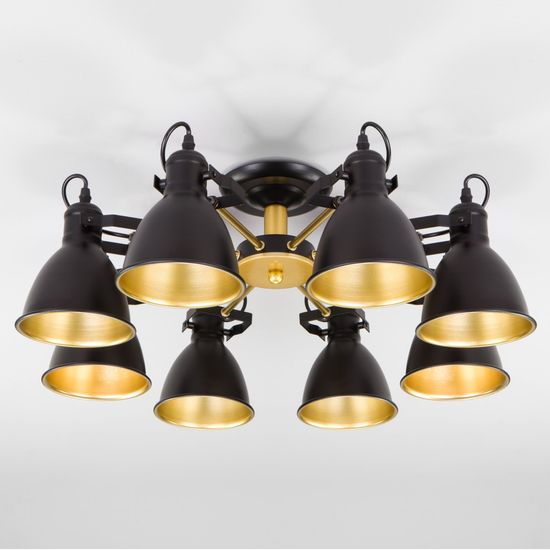 70112/8 / потолочный светильник / черный